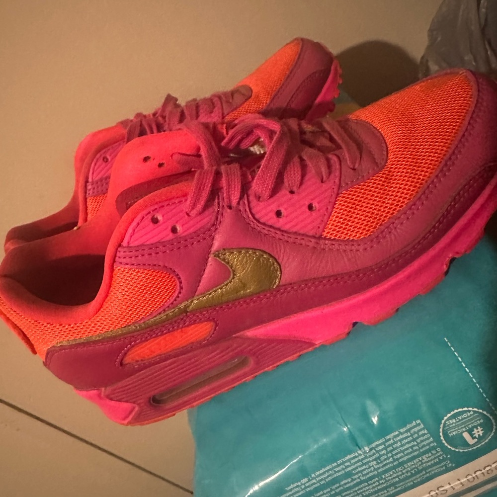 Nike Women's Athletic Shoes - Pink and Orange
